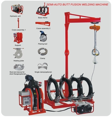 Butt Fusion Welder Untuk Pengelasan Pipa HDPE Ukuran 800MM