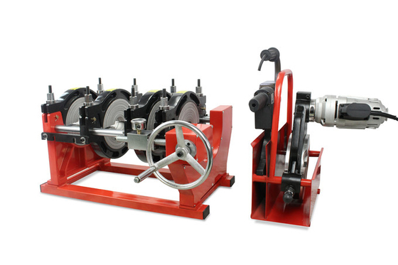 Mesin Las Butt Fusion Manual 125mm Empat Klem Untuk Pipa Hdpe