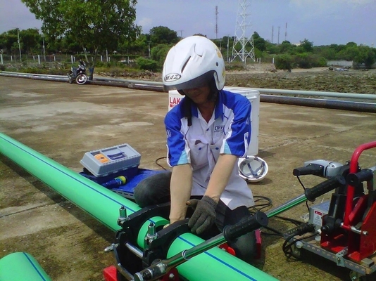 Pipa Plastik PVDF Manual Butt Fusion Welding Machine Sertifikat ISO