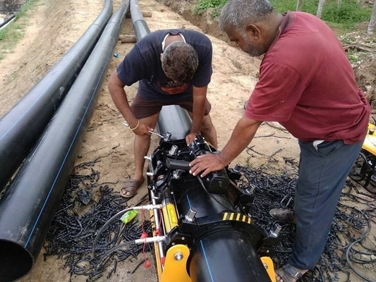 Mesin Las Butt Pipa Polyethylene 2 Inch Kebisingan Rendah