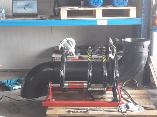 Mesin Las Hidrolik Butt Fusion 0-6.3mpa Merah / Disesuaikan