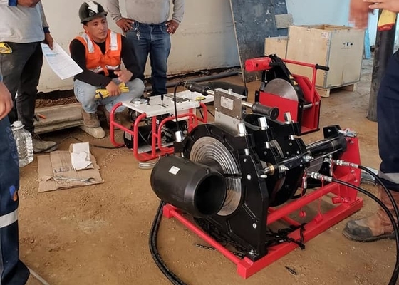 Mesin Las Hidrolik Butt Fusion 4 inci Sambungan Pipa Hdpe