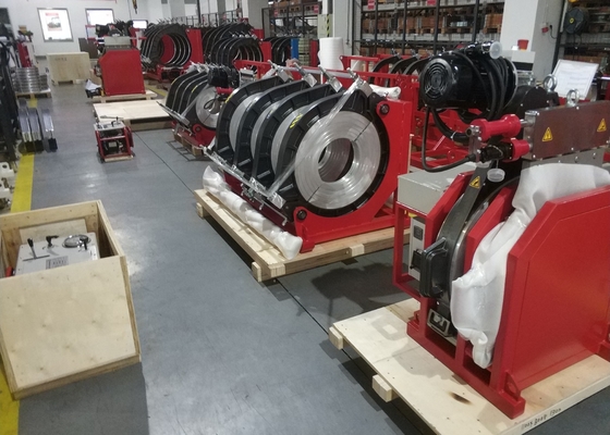 5.35kw Mesin Las Hidrolik Butt Pipe Fusion Pelat Pemanas Suhu 270 ℃
