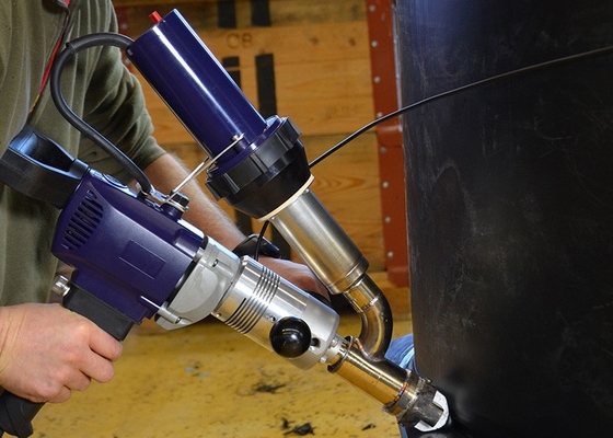 3kw Kompak Handheld Plastik Extruder Pengeras Pengelasan Ex2