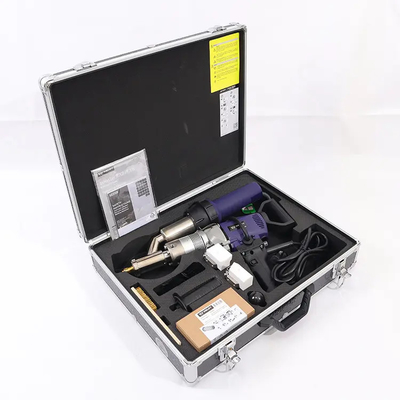 230v Booster Ex2 Handheld Plastic Extrusion Welder Dengan Berbagai Sepatu Las
