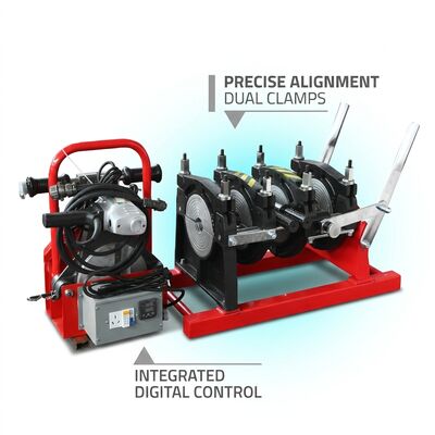Mesin Las HDPE 200mm Manual Hot Melt | Fusi Termoplastik