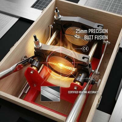 Mesin Las Butt Fusion 800mm Untuk Pipa HDPE | Standar ISO 21307