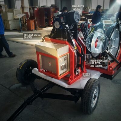 380V 630mm HDPE Hydraulic Butt Fusion Welder -- ISO Compliant