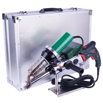 CE Hand Held Plastic Extruder 380degree, PVDF Plastic Sheet Welding Machine