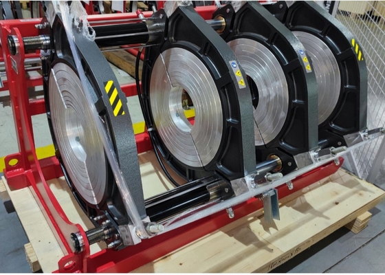 Field IPS Hydraulic Butt Welder 16 '', Mesin Las Pipa Fusion Dengan Derek