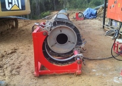 8Mpa OEM Plastik Pipa Butt Fusion Machine Pengelasan Pipa Otomatis 24 "IPS