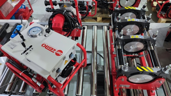 160MM Mesin Las Butt Fusion Hidrolik 1KW Fase Tunggal