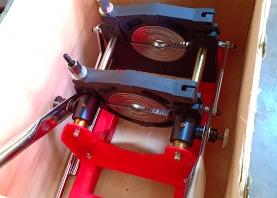110MM Dua Klem Manual Mesin Las Hdpe Fase Tunggal Halus