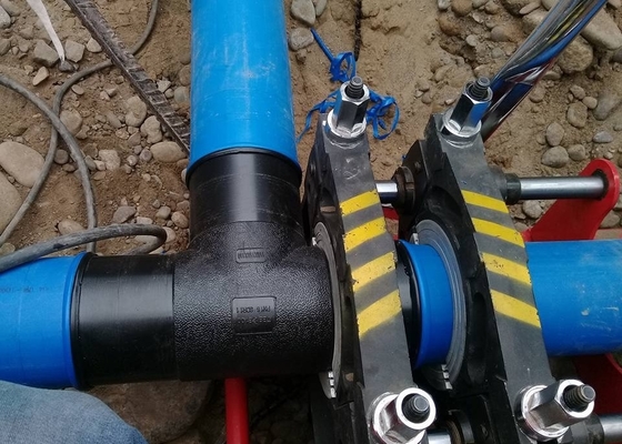 110V 60HZ Manual Hdpe Fusion Welder CE Disetujui Pengoperasian yang Mudah