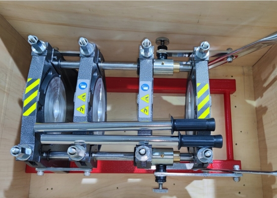 200MM Manual Butt Fusion Welding Machine, Empat Klem mesin las Butt HDPE