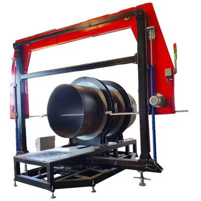 90MM Band Saw Pipe Cutter Untuk bahan termoplastik Pipa PE